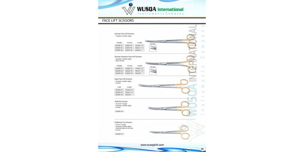 Plastic Surgery Instruments 